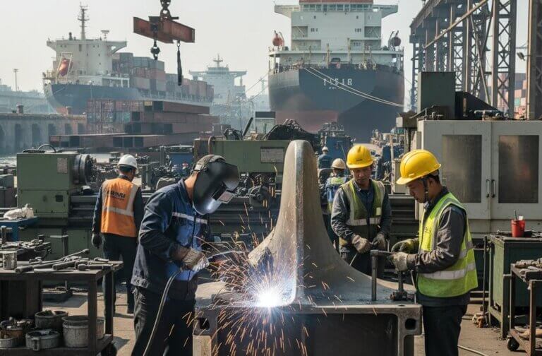 ساخت براکت سیستم رانش دریایی