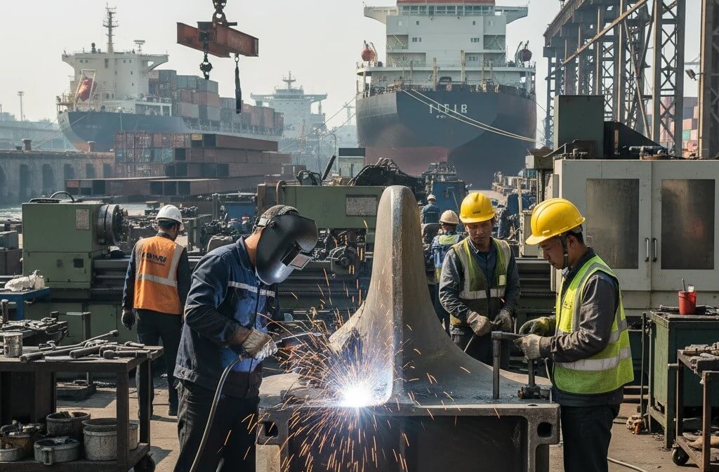 ساخت براکت سیستم رانش دریایی